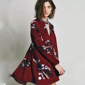 Free People electric orchid tunic